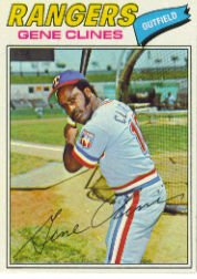 1977 Topps Baseball Cards      237     Gene Clines